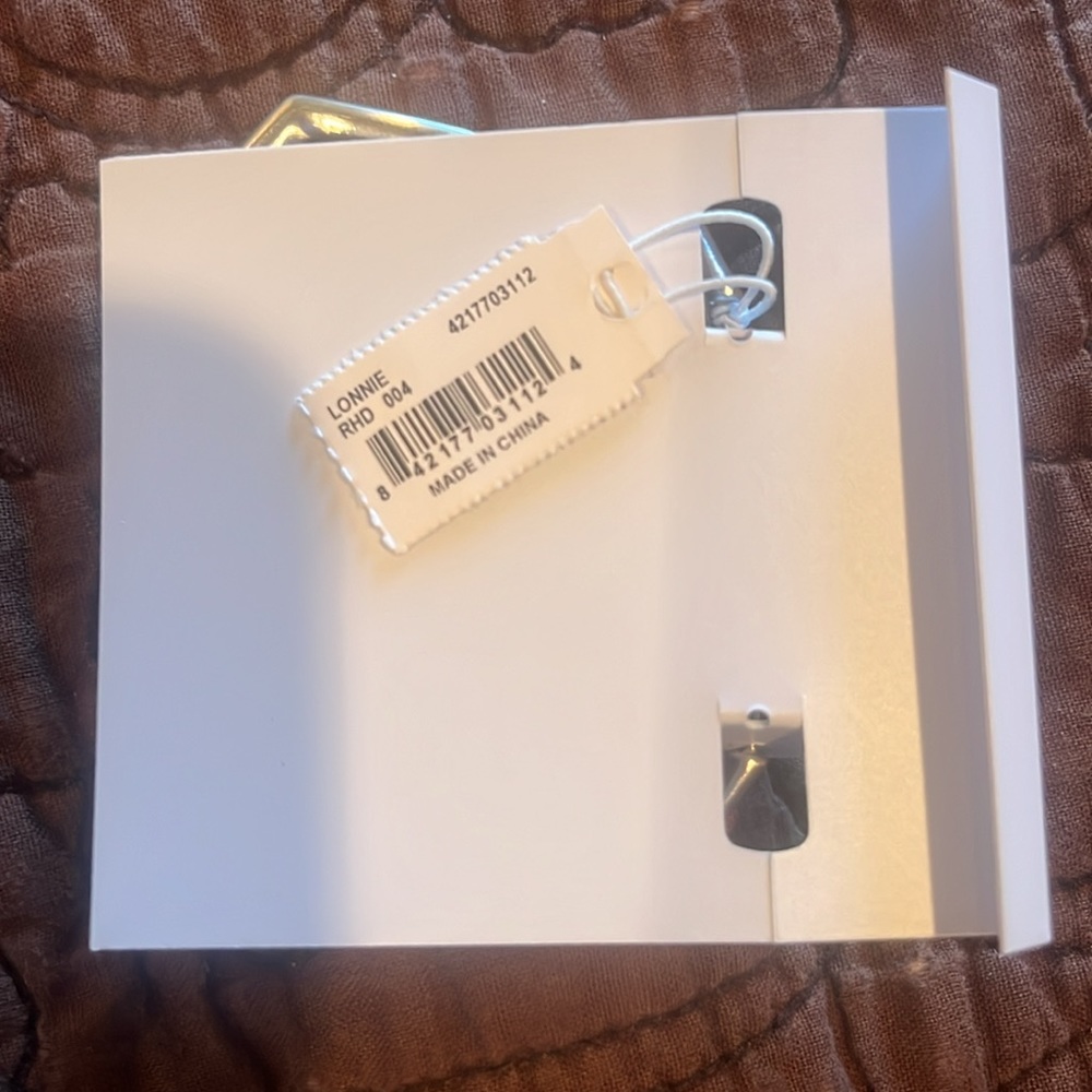 🎉HP🎉NWT Kendra Scott Lonnie Silver Hoop Earrings - Picture 3 of 3